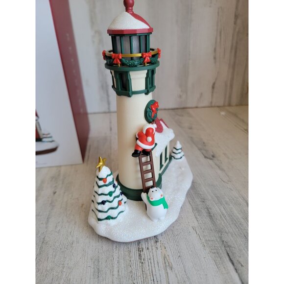 Hallmark NEW luminous Lighthouse magic table top decoration Xmas - Picture 7 of 8
